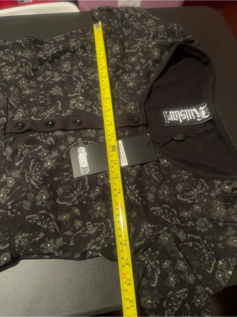 Killstar floral moth romper XL new - Picture 4 of 7